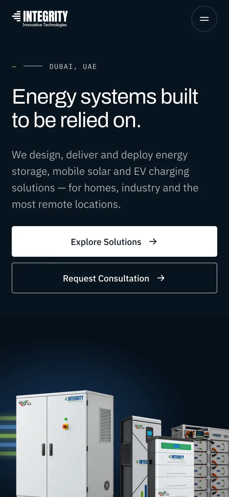 Mobile home page